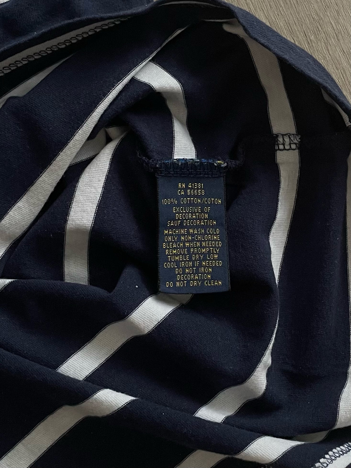 Polo Ralph Lauren Kurzärmeliges gestreiftes T-Shirt