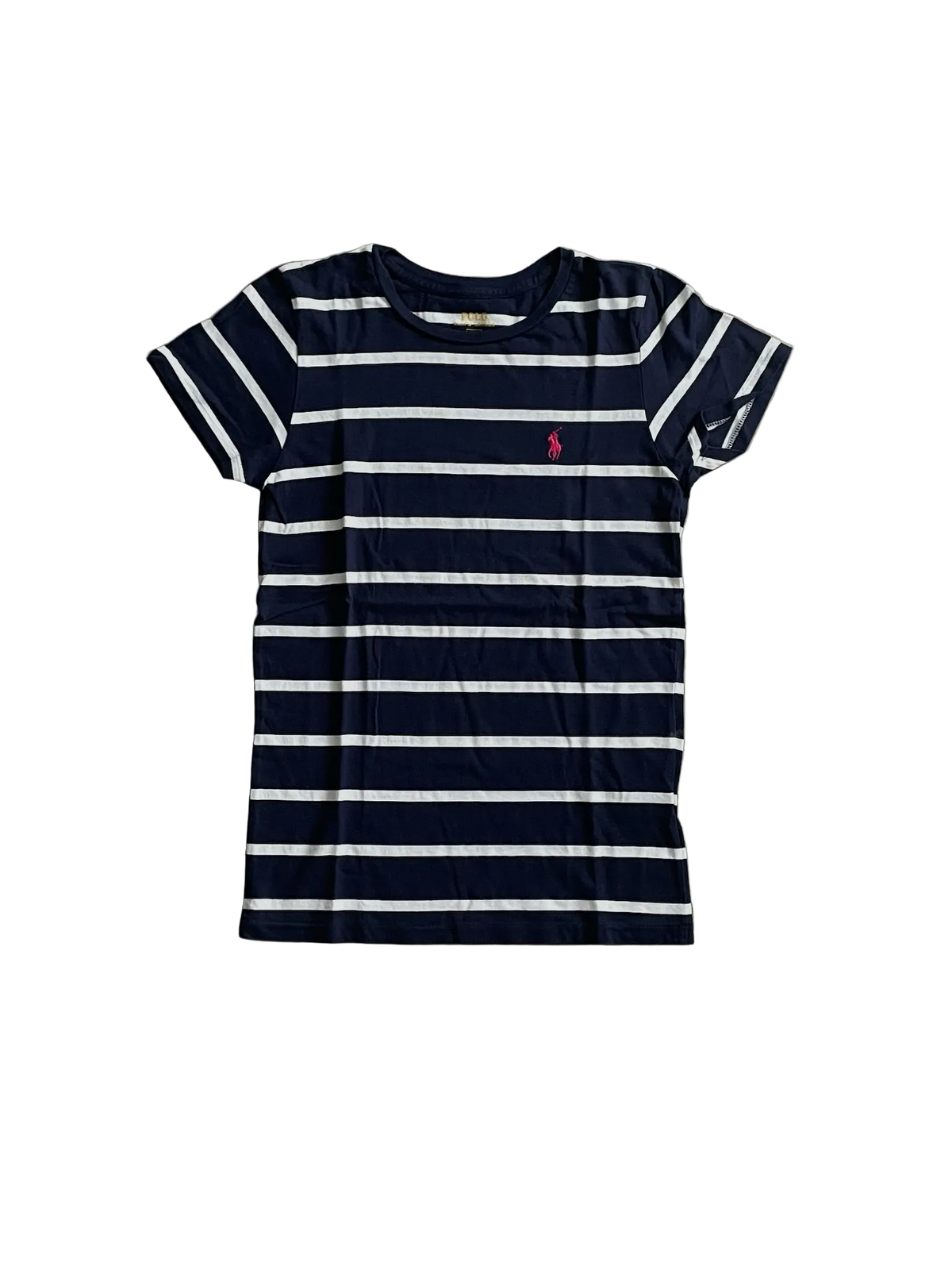 Ralph Lauren Kurzärmeliges T-Shirt - Navy/Weiß gestreift (S)